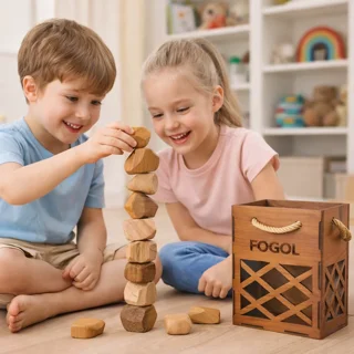 بازی چیدمانی تعادلی چوب صخره ای